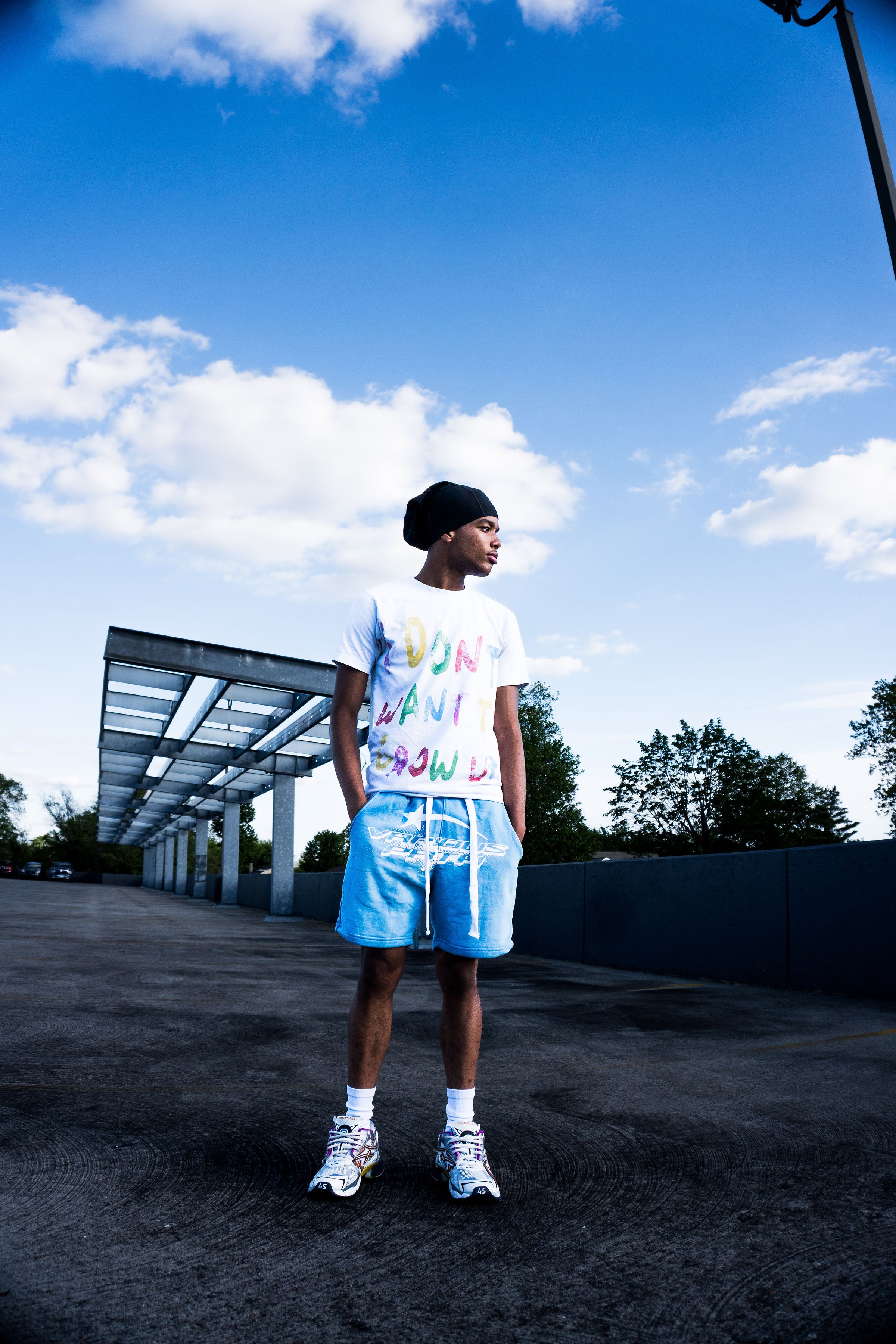 Path Shorts "LIGHT BLUE"